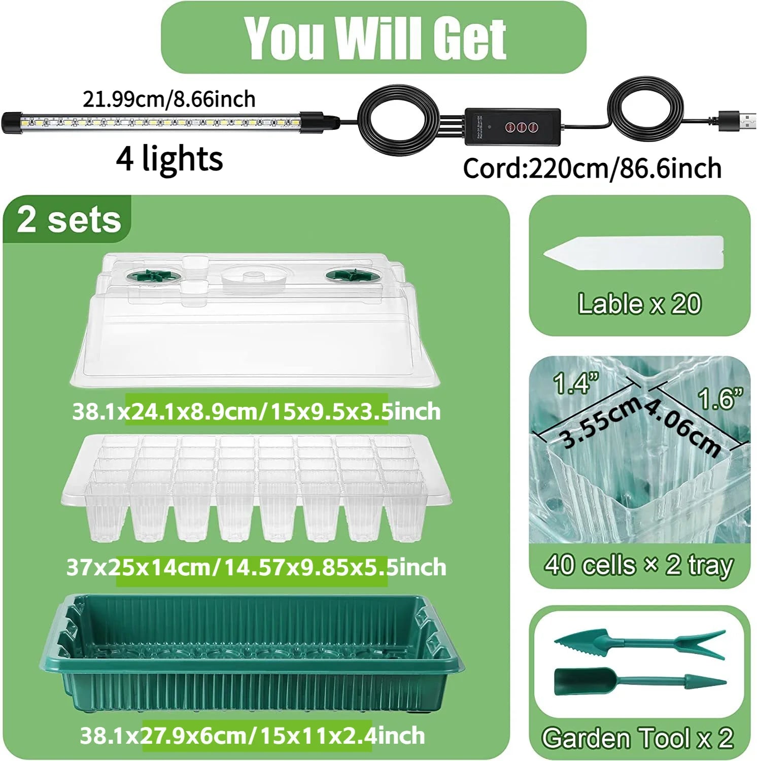 2-pack Soap dish with high lid – 80 cells