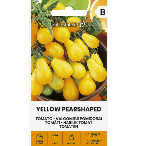 Tomato - Yellow Pearshaped