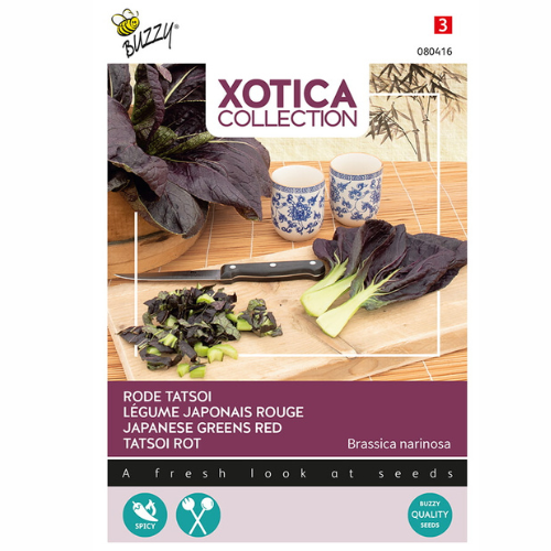 Japanese leafy vegetables – Red Tatsoi